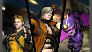 Ultimate Marvel vs Capcom 3: Dante, Chris, and Viewtiful Joe arcade playthrough