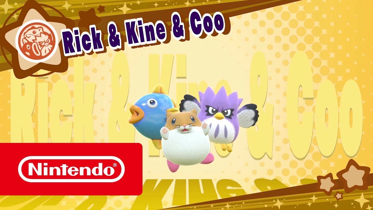Contenuto Scaricabile Di Kirby Star Allies Rick Kine E Coo Nintendo Switch Youtube