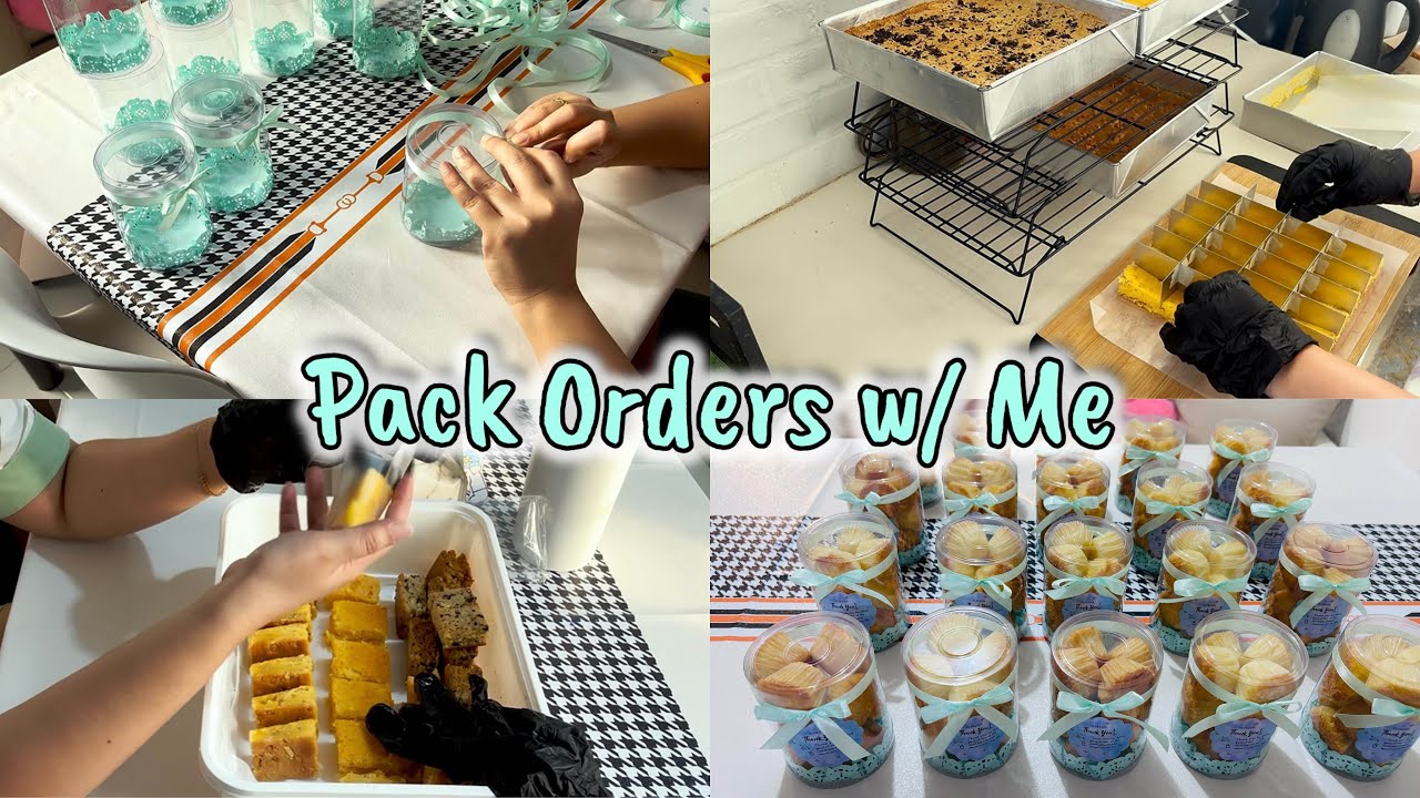 Pack Orders with Me | #sahmof3 #smallbusinessowner 