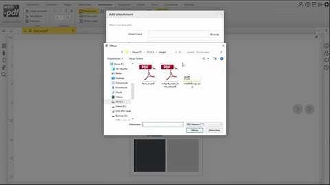 webPDF - How to work with attachments in a PDF