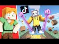 LOGGY BECOMES GOD WITH TIK TOK HACKS | MINECRAFT