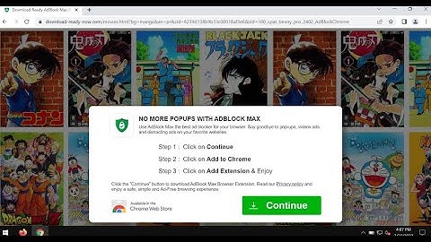 Download-ready-now.com AdBlock Max pop-up removal.