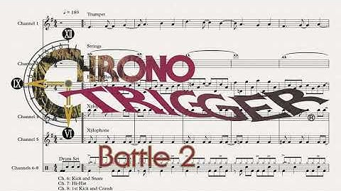 Battle 2 - Chrono Trigger (SNES, 1995) OST - Music Transcription