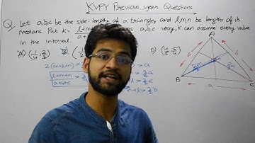 KVPY SA (maths) Previous year 2018 question based on geometry