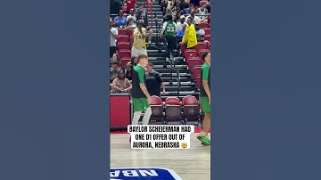 Baylor Scheierman was barely recruited and now he’s in his second year with the #Celtics 😳