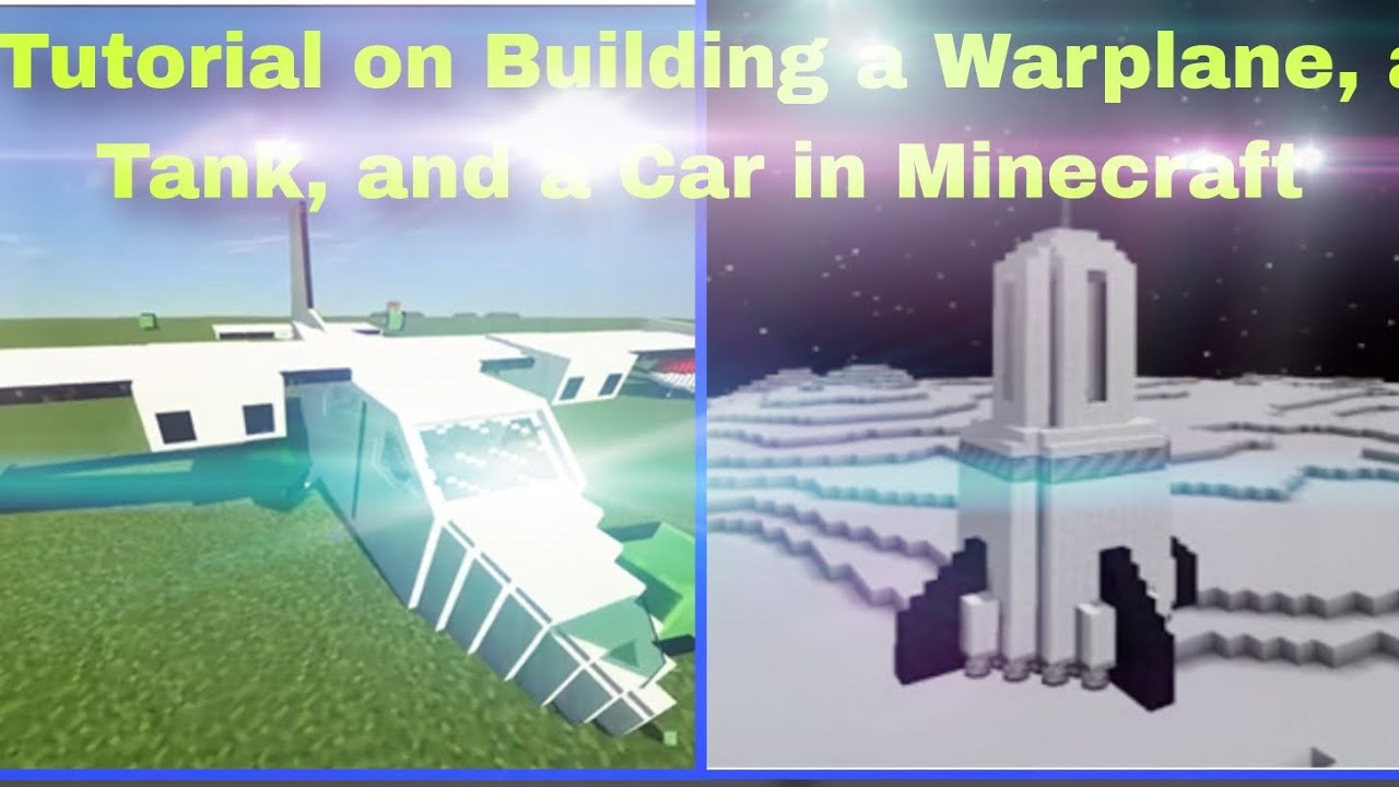 How to Build Vehicles in Minecraft (Tutorial) - YouTube