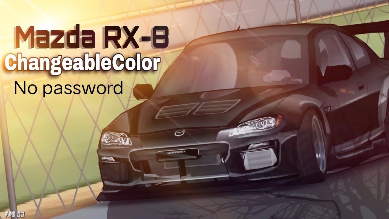 Fr Legends Mazda Rx8 Livery HD [ChangeableColor]No password