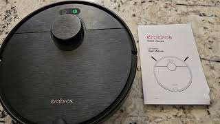 ERABROS LS1 Robot Vacuum and Mop Combo Alexa Ready Device Google with Tangle-Free Forbidden Zones