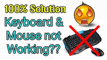 Keyboard and Mouse Not Working on my Desktop / Laptop | 100% Solutions 😇😀 for Windows 7, 8, 10