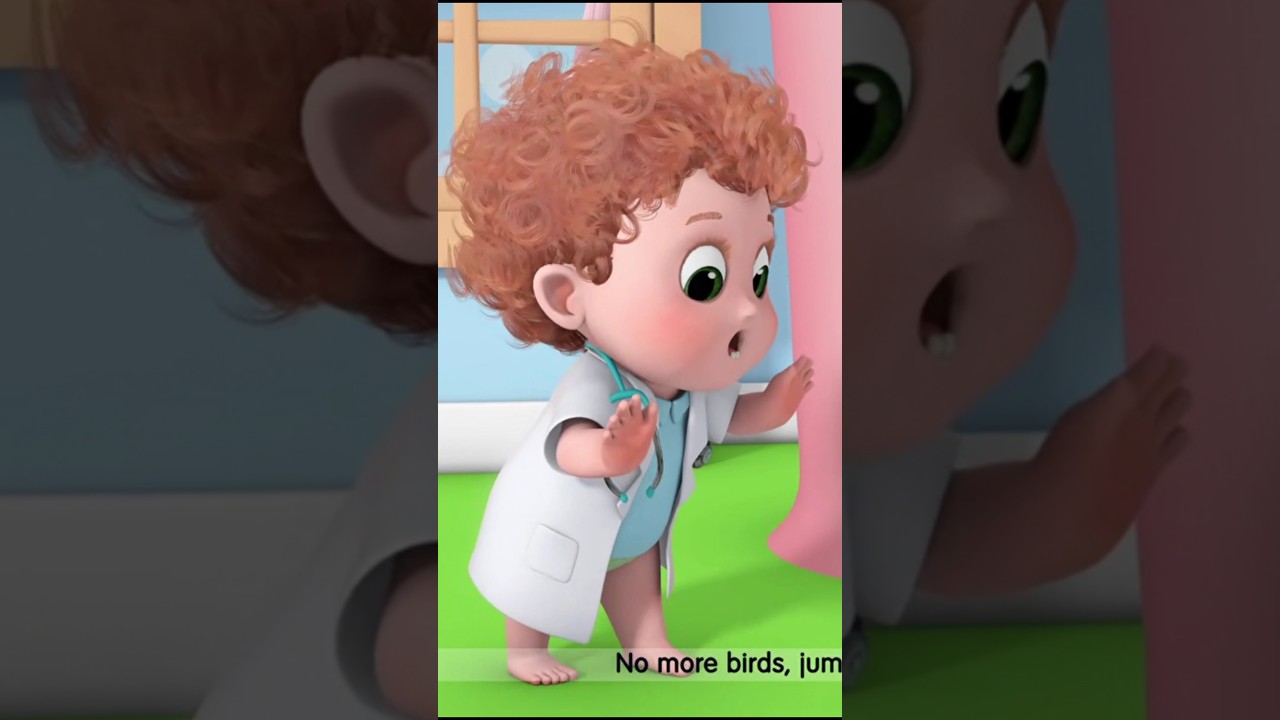 👶Five Little Birds 🐦 Jumping On The Tree 