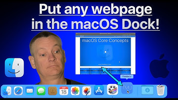How to make any website an App on your dock in macOS! #macbook