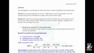 BAF3M: Decision Making in Business
