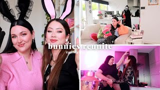 BUNNY REUNION 🐰🖤💗 podcast, horror, book shopping &amp; so much laughter