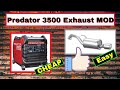 Predator 3500 Generator Exhaust Extension MOD