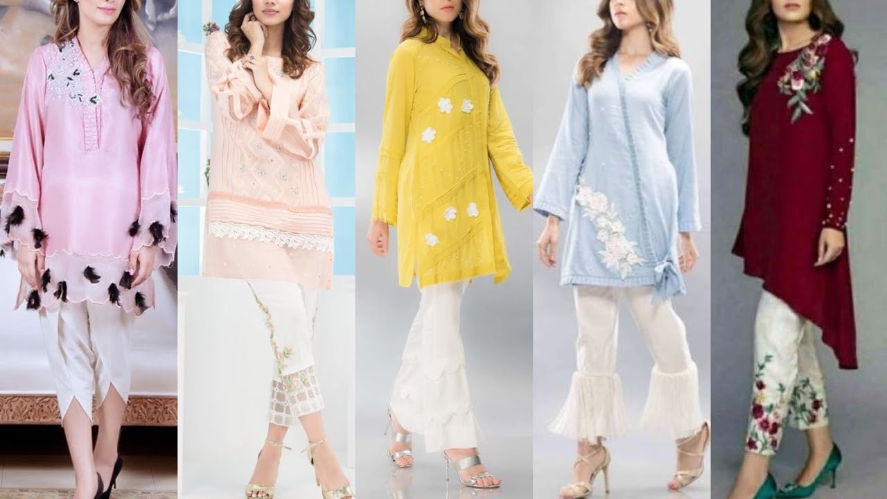 Stylish and Trendy plain Cotton Designer Casual kurti/Plain Kurti With Pleats Designing