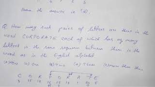 Banking - Reasoning(Alpha Numeric Series 2), Mizo