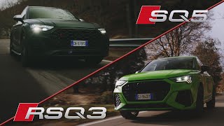 A very green Christmas - New Audi RSQ3 vs SQ5 in Tuscany - which is the better family car?