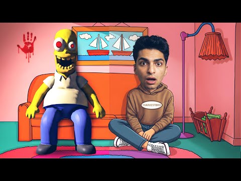 عبده ماندو موجود في منزل صديقه ولكن ابو صديقو اتجنن وبيحاول السيطره علي العالم😱 | homer evil 😈