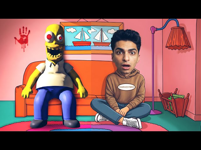 عبده ماندو موجود في منزل صديقه ولكن ابو صديقو اتجنن وبيحاول السيطره علي العالم😱 | homer evil 😈 
