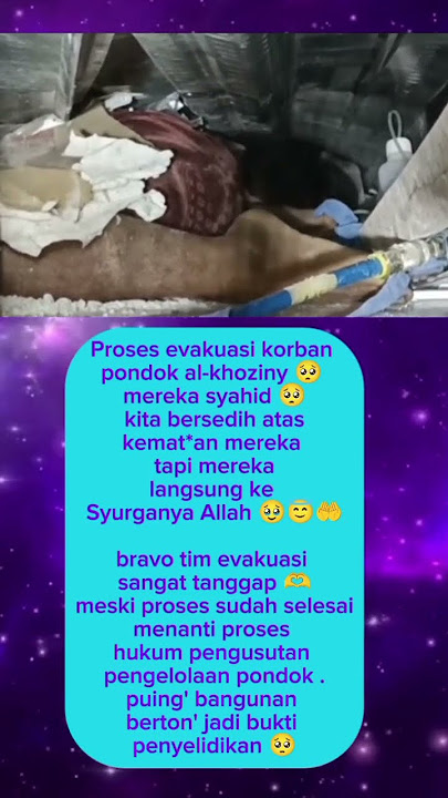 Lihat evakuasi korb*n pondok #alkhoziny