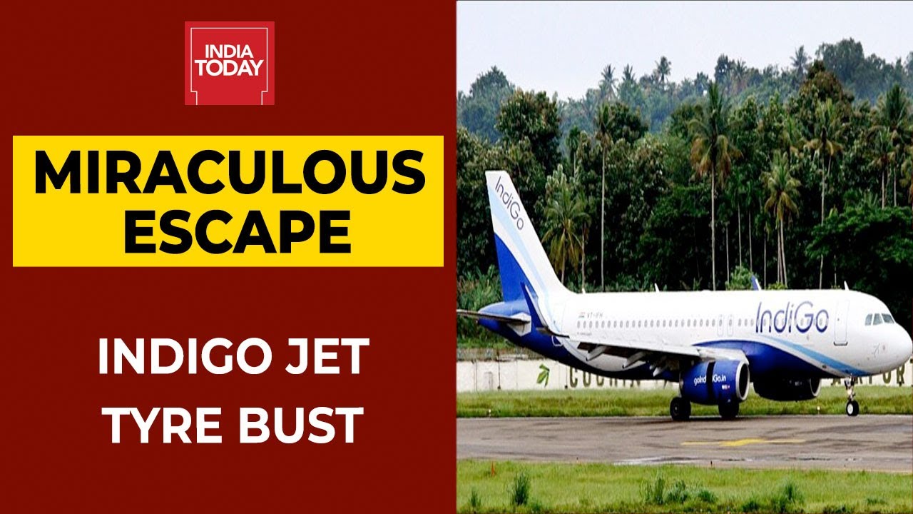 IndiGo Flight Suffers Tyre Burst On Landing In Hubli; All Passengers, Crew Safe | Breaking News