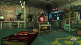 10 Hours of Smooth Sounds in the Vault: Relaxing Fallout 4 Jazz and Rain Experience & Extended Calm
