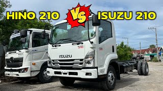 HINO 210 vs ISUZU 210 เปรียบเทียบให้ชม2ค่ายดัง คู่แข่งเมืองไทย