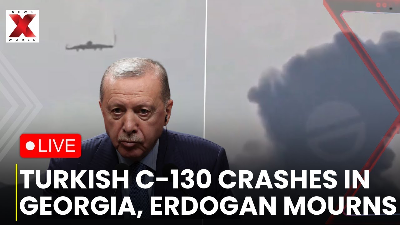 Turkey Plane Crash LIVE: Erdogan offers condolences after Turkish military plane crash in Georgia