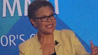 Fireside Chat With Mayor Karen Bass, Featuring Tracee Ellis Ross, Moderated by VP  BMO, Eric Smith