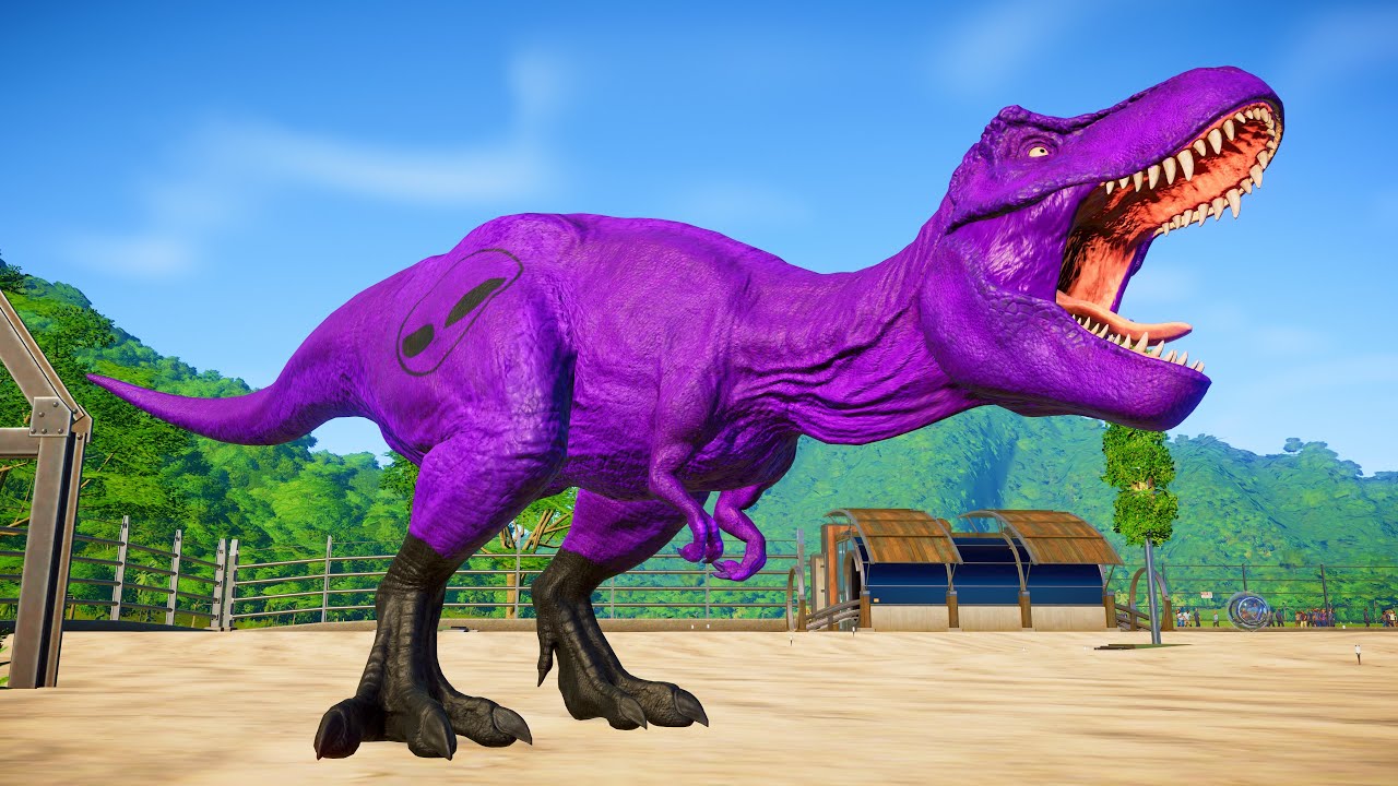DINOSSAURO REX VERDE  Jurassic World Evolution 4K 🦖 Jogo de Dinossauro 