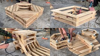 DIY Wood Pallets Ideas - Top Lavish Ideas To Make Functional Pallet Furniture For Your Garden