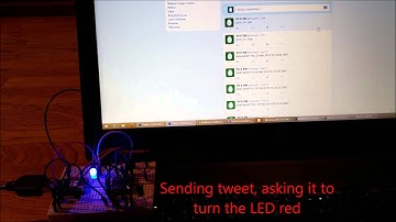 espruino - twitter, two way communication