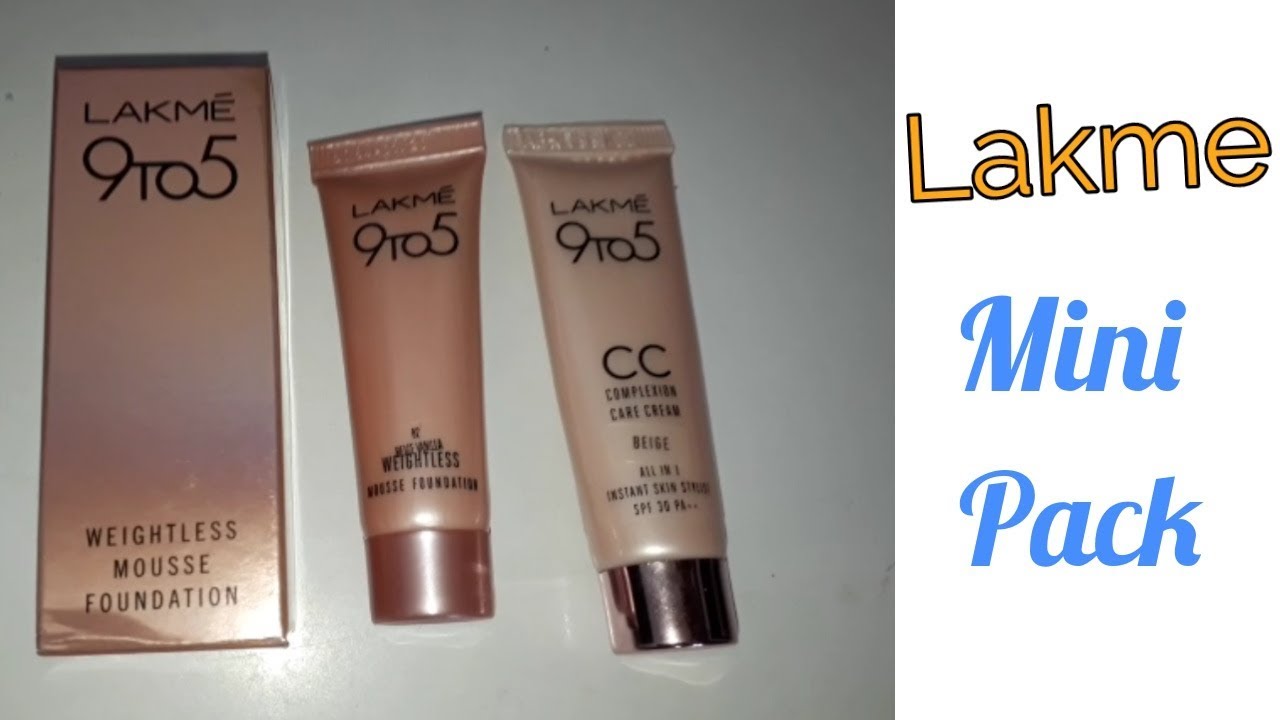 Lakme 9 to 5 mini pack review 