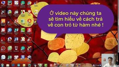 Bài 83: Trả về con trỏ từ hàm trong ngôn ngữ lập trình C?