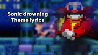 Sonic drowning lyrics#sonicthehedgehog #sonic