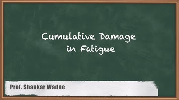 Understanding the Cumulative Damage in fatigue | Design for Fatigue load | GATE Machine Design