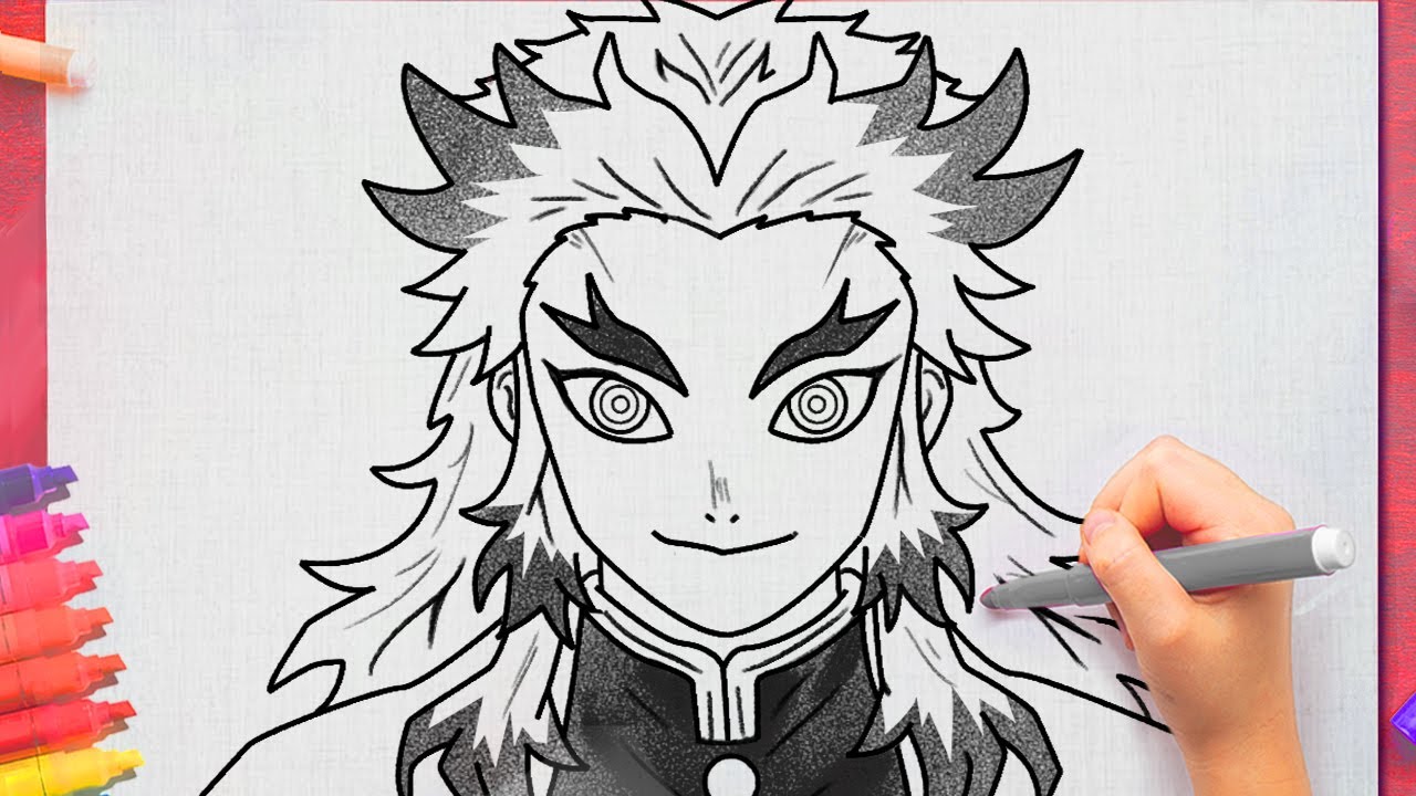 Demon Slayer Brasil - Com base nessa imagem, desenhe um personagem de  Kimetsu. /Rengoku