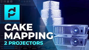 Cake Mapping with Multiple Projectors MadMapper Tutorial