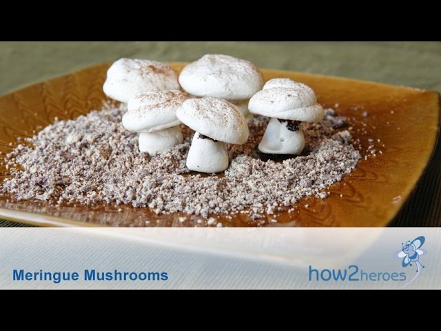 Meringue Mushrooms