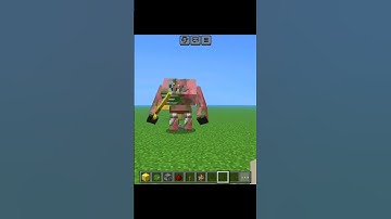 How to summon mutant zombie piglin in minecraft #shorts #minecraft #youtubeshorts