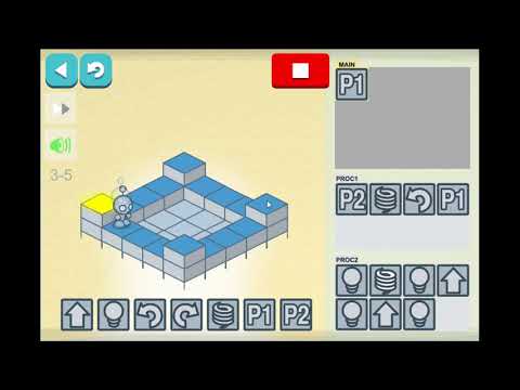 Hour of Code: Lightbot - Level 3-5 Full Tutorial