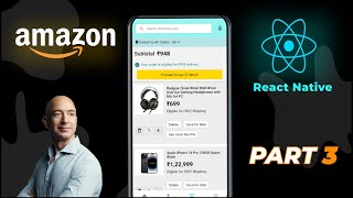 Build Amazon Clone | PART 3| Cart Screen | React Native | Beginner Friendly | Expo