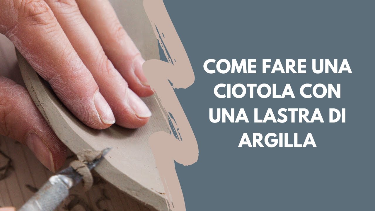 Come fare una ciotola con una lastra di argilla