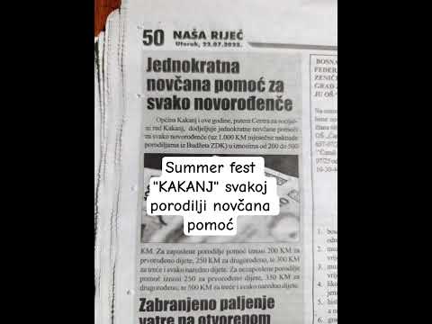 Kakanj Summer Fest Alal Vera Zenica Music Zdk Tanjasavic Summerfest Kakanj