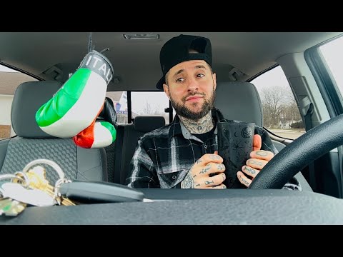 ASMR In The Car | Rambles Hand Sounds + Tapping