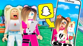 ROBLOX pero es SNAPCHAT con Lyna😱 Lifetogether