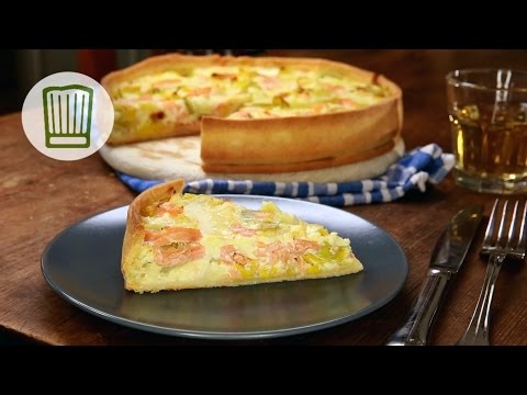 Recipe: Zucchini Quiche with feta and puff pastry (vegetarian) | [Recipe Diary]. 