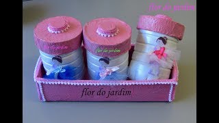 FaÃ§a voce mesmo o Kit Higiene para bebÃª (RECICLAGEM) Hygiene kit for baby