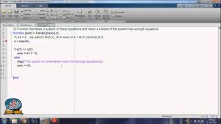 Matlab - Session #3 (Part #2) (Matlab Script)