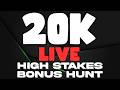 OPENING NOW! - 36 HIGH STAKES BONUSES *€20,000* LIVE SLOTS BONUS HUNT !KICK | !DISCORD 3K WAGER RACE